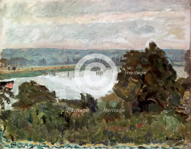 'The Seine near Vernon', c1911.  Artist: Pierre Bonnard