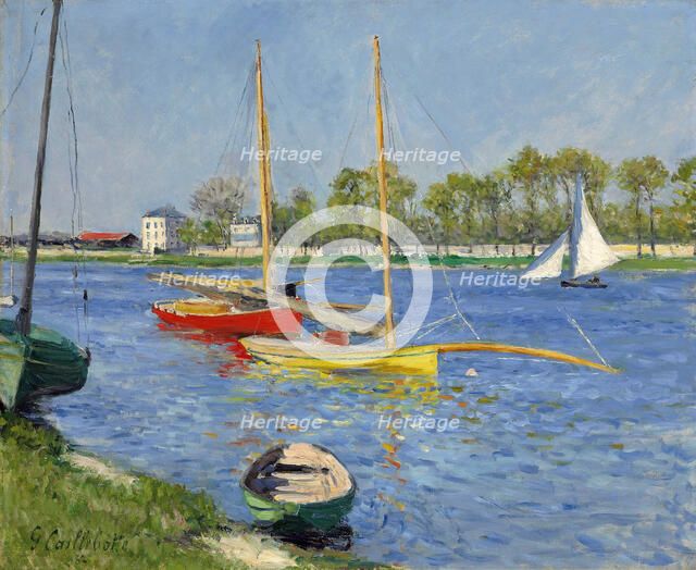 The Seine at Argenteuil, 1882. Artist: Caillebotte, Gustave (1848-1894)