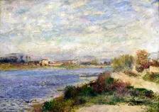 The Seine at Argenteuil c1883. Artist: Pierre-Auguste Renoir