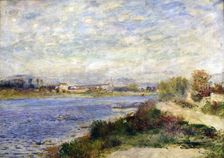 The Seine at Argenteuil c1883. Artist: Pierre-Auguste Renoir