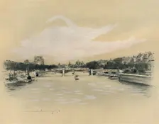 The Seine at Paris 1903. Artist: Mortimer L Menpes