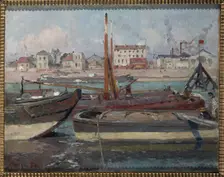 The Seine, at Quai de la Rapee, 1884. Creator: Unknown
