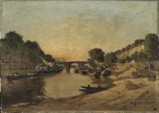 The Seine and Pont Marie, 1912. Creator: Antoine Guillemet