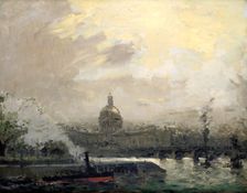 The Seine, Conti Quay c19th Century. Artist: Frank Myers Boggs