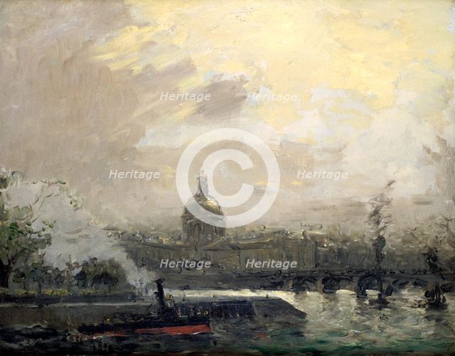 'The Seine, Conti Quay', c19th Century. Artist: Frank Myers Boggs