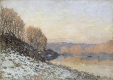 The Seine in Bougival in Winter, 1872