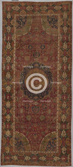 The Seley Carpet, Iran, late 16th century. Creator: Unknown.