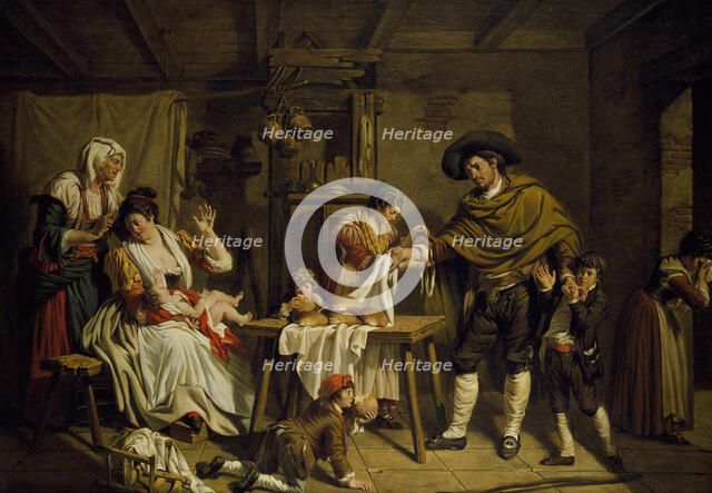 The Self-sacrifice of a father, 1784. Creator: Jacques Henri Sablet.