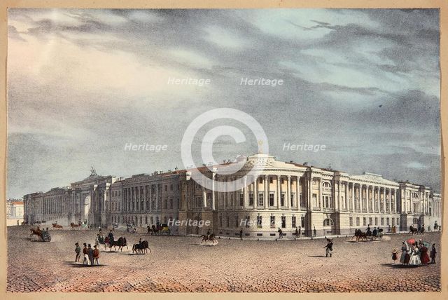 The Senate and Synod Buildings in Saint Petersburg.