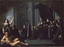 The Senators of Florence swearing Allegiance to Ferdinando II de Medici, 1621-1626. Artist: Justus Sustermans