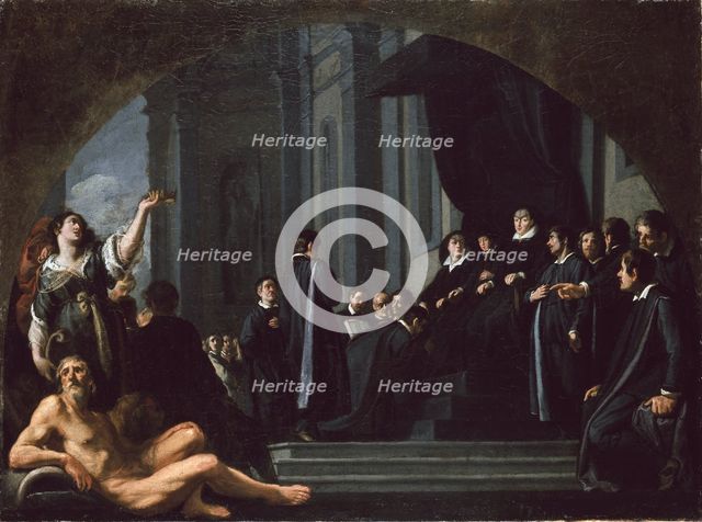 The Senators of Florence swearing Allegiance to Ferdinando II de' Medici, 1621-1626. Artist: Justus Sustermans.