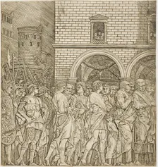 The Senators, from Triumph of Caesar, c.1495. Creator: School of Andrea Mantegna
