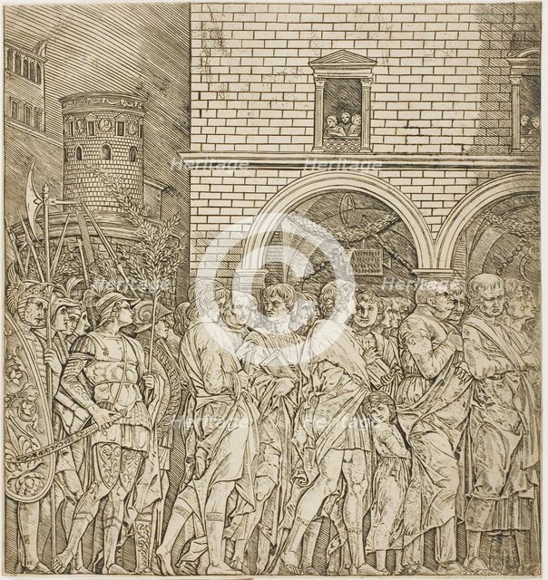 The Senators, from Triumph of Caesar, c.1495. Creator: School of Andrea Mantegna.