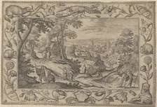 The Sending Out of the Apostles, ca. 1584. Creator: Adriaen Collaert