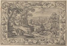 The Sending Out of the Apostles, ca. 1584. Creator: Adriaen Collaert