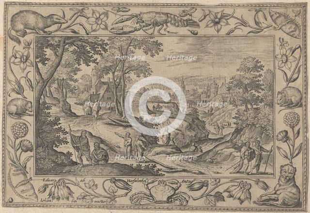 The Sending Out of the Apostles, ca. 1584. Creator: Adriaen Collaert.