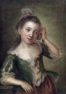 The sense of hearing, c1750. Creator: Unknown