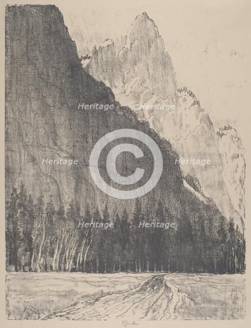 The Sentinel, 1912. Creator: Joseph Pennell.