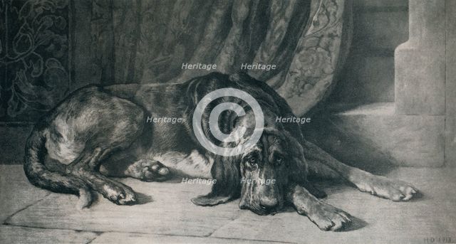'The Sentinel', 1913, (1917). Artist: Herbert Thomas Dicksee.