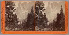 The Sentinel, 3270 feet, Yosemite Valley, Mariposa County, Cal., 1861/76. Creator: Carleton Emmons Watkins