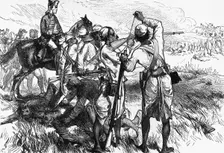 The Sepoys at Buxar c1891. Creator: James Grant