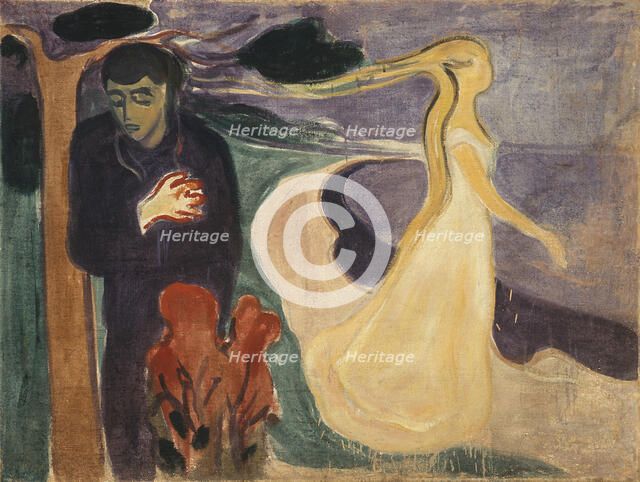 The Separation. Artist: Munch, Edvard (1863-1944)