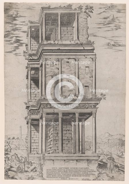 The Septizodium, 1556. Creator: Anon.