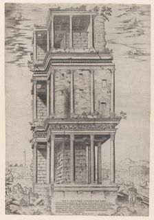 The Septizodium, 1556. Creator: Anon