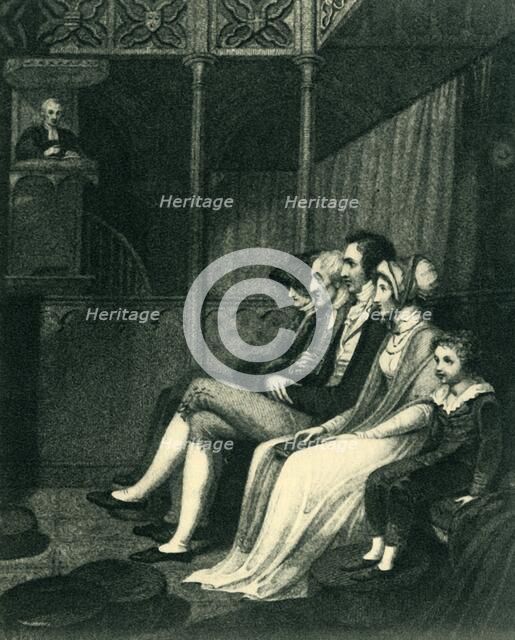 'The Sermon', 1813, (1947).  Creator: Unknown.