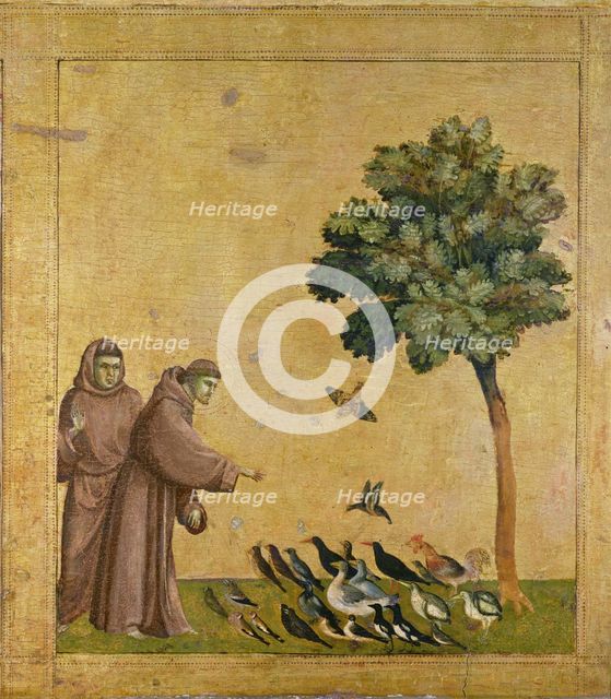 The Sermon to the Birds. Artist: Giotto di Bondone (1266-1377)
