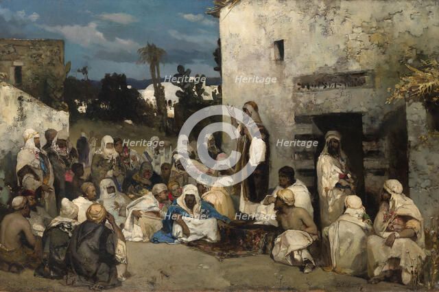 The Sermon at Capernaum. Artist: Kotarbinsky, Vasilii (Wilhelm) Alexandrovich (1849-1921)