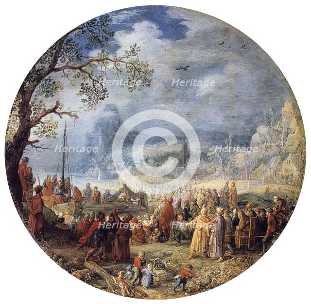 'The Sermon of Christ at the Genezareth Lake,' 1623.   Creator: David Vinckboons.