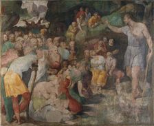 The sermon of John the Baptist, 1553-1554. Creator: Tibaldi, Pellegrino (1527-1596)