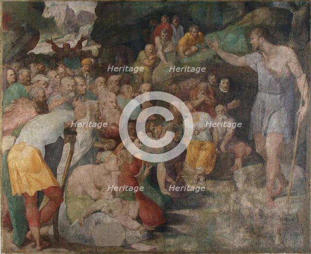 The sermon of John the Baptist, 1553-1554. Creator: Tibaldi, Pellegrino (1527-1596).