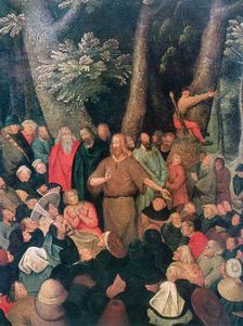 The Sermon of John the Baptist (detail), 1604. Artist: Pieter Brueghel the Younger