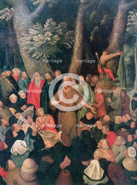 'The Sermon of John the Baptist' (detail), 1604. Artist: Pieter Brueghel the Younger