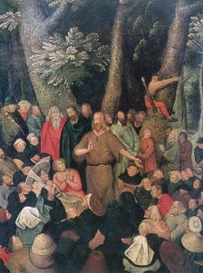 The Sermon of John the Baptist (detail), 1604. Artist: Pieter Brueghel the Younger
