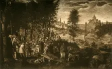 The Sermon of St. John the Baptist, c1550, (1903). Creator: Unknown