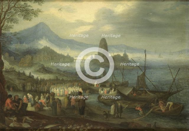 The Sermon on the Sea of Galilee, 1600-1699. Creator: Unknown.