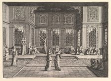The Seraglio (Aubry de La Mottraye's "Travels throughout Europe, Asia and into Part of ..., 1723-24. Creator: William Hogarth