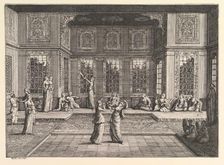 The Seraglio (Aubry de La Mottraye's "Travels throughout Europe, Asia and into Part of ..., 1723-24. Creator: William Hogarth