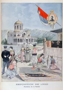 The Serbian pavilion at the Universal Exhibition of 1900, Paris, 1900