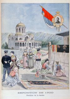 The Serbian pavilion at the Universal Exhibition of 1900, Paris, 1900