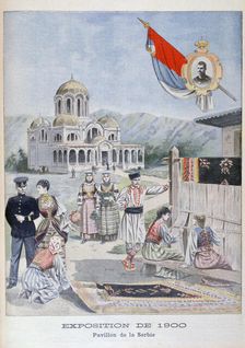 The Serbian pavilion at the Universal Exhibition of 1900, Paris, 1900