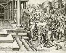 The Servant Inviting the Sick and the Poor to the Banquet, 1559. Creator: Dirck Volkertsen Coornhert