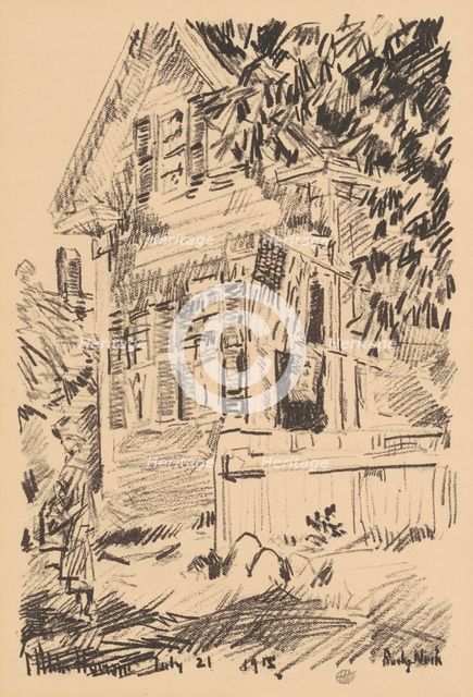 The Service Flag, 1918. Creator: Frederick Childe Hassam.