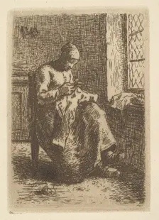The Sewer, 1855. Creator: Jean Francois Millet