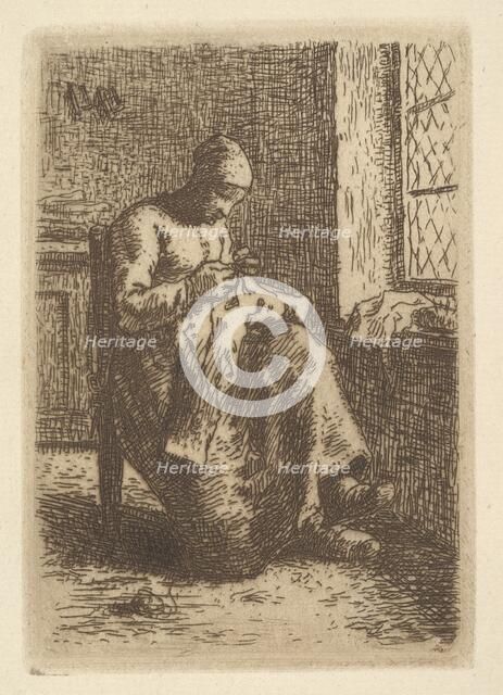 The Sewer, 1855. Creator: Jean Francois Millet.