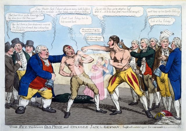 The Set-Too between Old Price and Spangle Jack the Shewman - fought with unabated vigour for nine ro