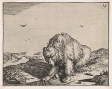 The set of the bears. Untitled plate 14, 1664. Creator: Marcus de Bye